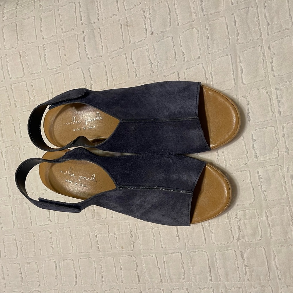 Mika paoli blue wedges - Picture 5 of 7